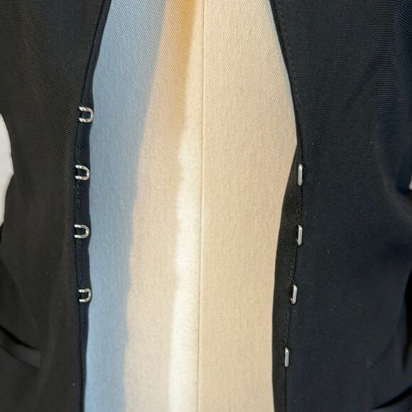 Jonathan Simkhai Black Fitted Blazer with Notched Lapels size 0 - Picture 8 of 17